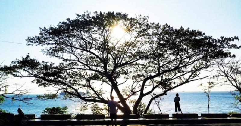 Bãi Sau Vũng Tàu lúc hoàng hôn rực rỡ