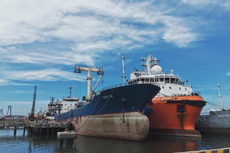 Cảng Cát Lở Vũng Tàu nhộn nhịp