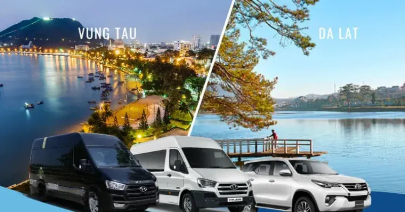 Du khách di chuyển từ Đà Lạt đến Vũng Tàu bằng xe limousine