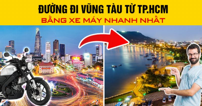 Bản đồ đường đi Vũng Tàu bằng xe máy từ TP.HCM