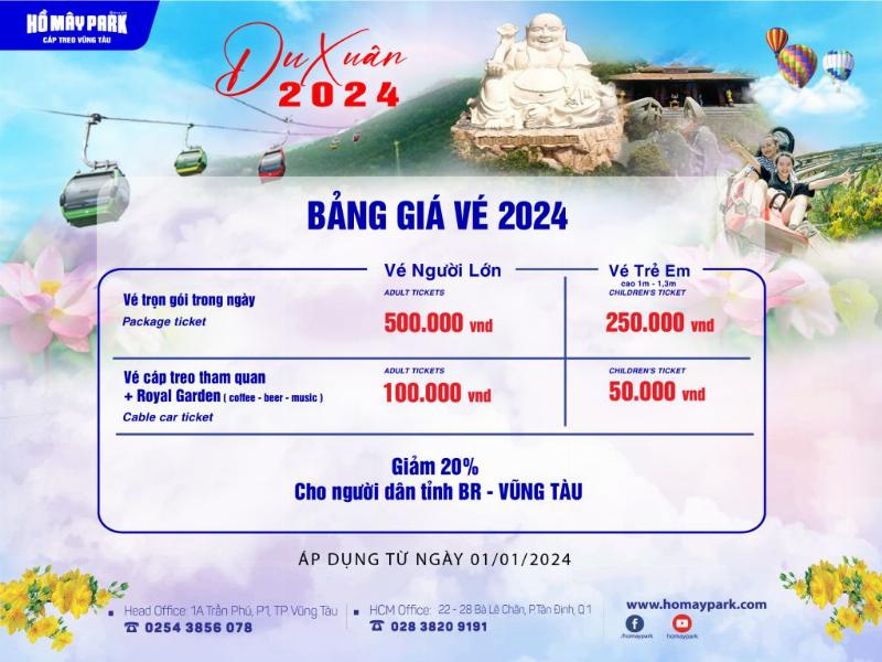 Khu Du Lịch Hồ Mây Park Vũng Tàu