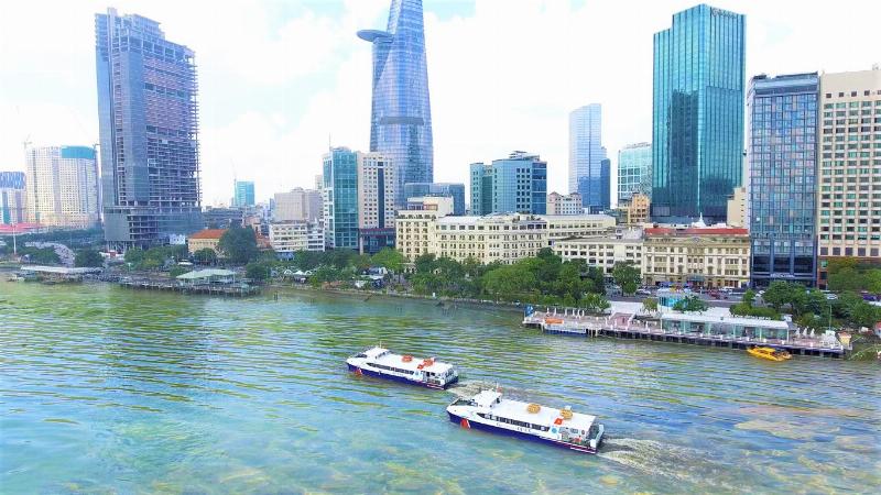 Bên trong tàu cao tốc đi Vũng Tàu
