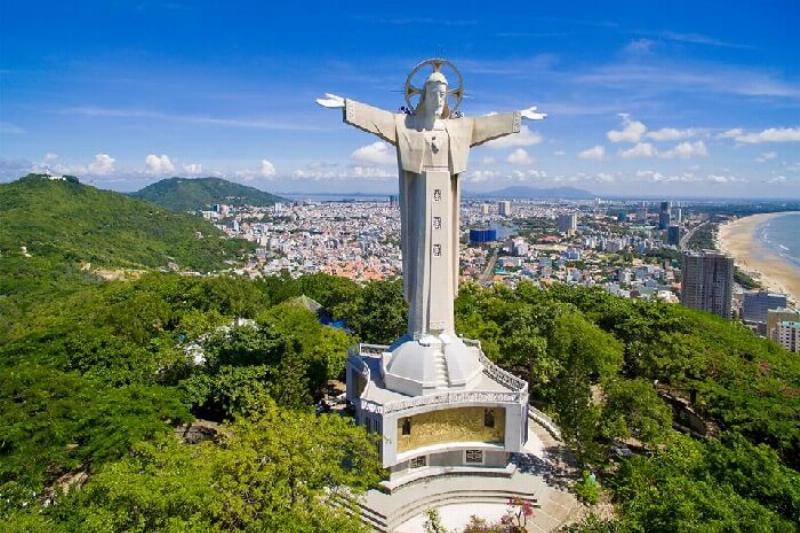 tượng chúa kito vua vũng tàu biểu tượng du lịch