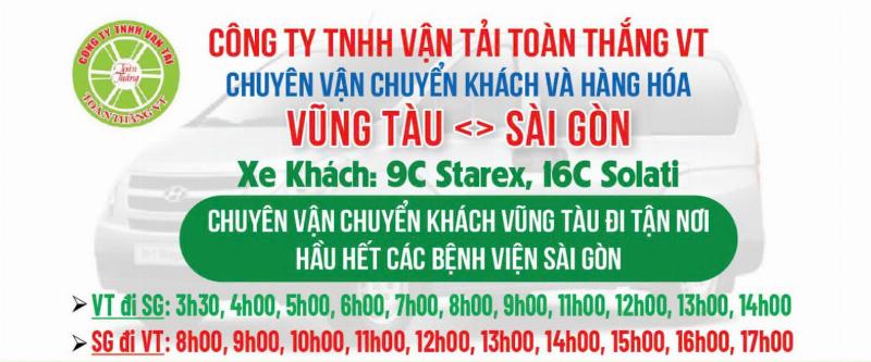 Xe Toàn Thắng Vip Vũng Tàu sang trọng