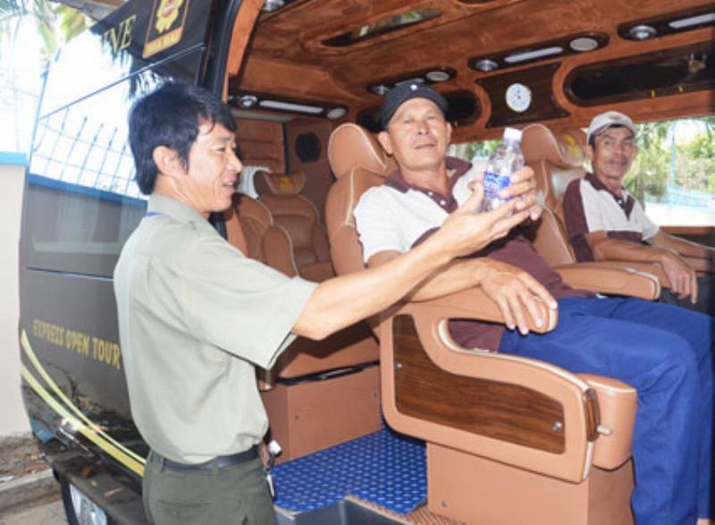 Noi that xe Hoa Mai VIP Vung Tau sang trong tien nghi